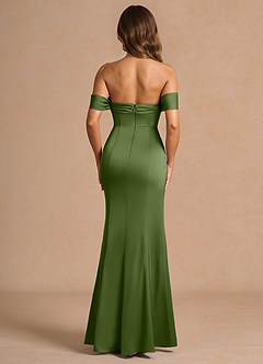 Aurelie Olive Green Maxi Dress image2