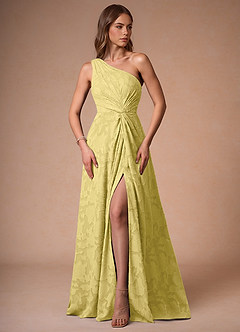 Vestido Amarillo Pastel Largo Hermosa image3