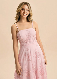 front Azazie Elina Junior Formal Dress