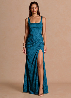 Robe Maxi Marineblau Wesselle image3
