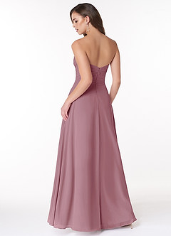 Azazie Arabella Allure Bridesmaid Dresses Vintage Mauve A-Line Sweetheart Neckline Chiffon Convertible Dress image2