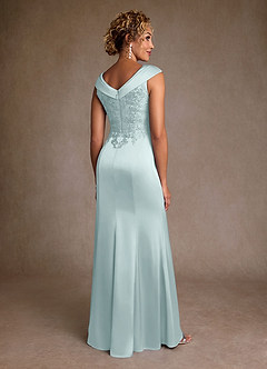 Azazie Santa Monica vestidos de madre de la novia Vestido de Neblina de Encaje de Corte en A image2