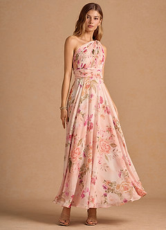 Noelle Abstract Bouquet Floral Maxi Dress image3