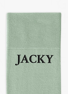 front Chaussettes brodées personnalisées pour mariés et garçons d'honneur