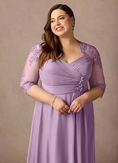 Azazie Anne Mother of the Bride Dresses Wisteria Sheath Sweetheart Sequins Lace Dress image17