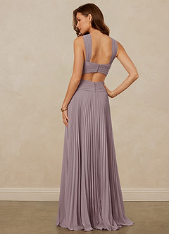 Christian Siriano Bridal for Azazie 1009 Bridesmaid Dresses Dusk A-Line Pleated Chiffon Dress image4