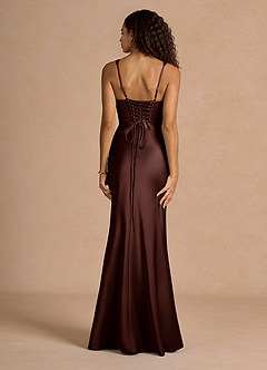 Vestido Moca Coco Largo Ainsley image2