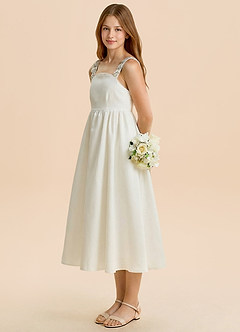 front Azazie Dahlia Junior Formal Dress