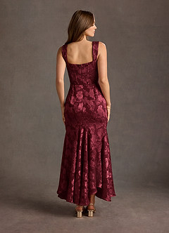 Saskia Wine Maxi Dress image3
