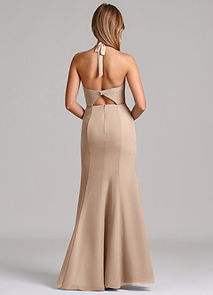 Azazie Emeria Suknie dla druhen Syrena Dekolt w kształcie serca Szyfon Do ziemi Sukienka image2