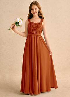 Azazie Koala Junior Formal Flower Girl Klänningar Klä A-Line i Spets image3