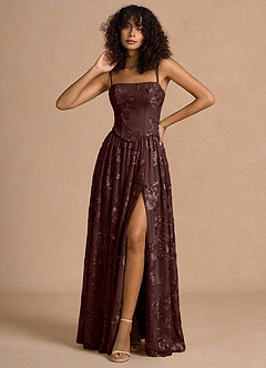 Isaura Burgundy Maxi Dress image4