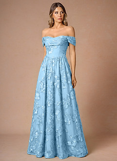 Hazel Sky Blue Maxi Dress image4