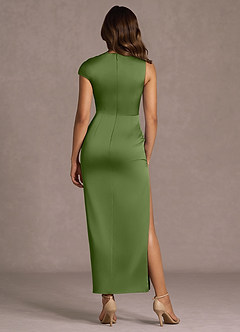 Vestido Verde Oliva Largo Wynnora image2