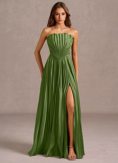 Kaia Olive Green Maxi Dress image4