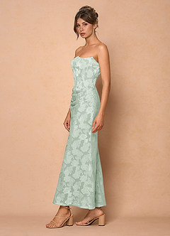 Robe Longue Menthe Verte Ezrena image3