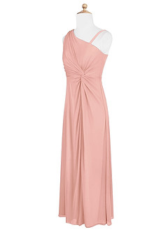 Azazie Brooke Junior Abito A-Line in Maglia Plissettato Rosetta image7