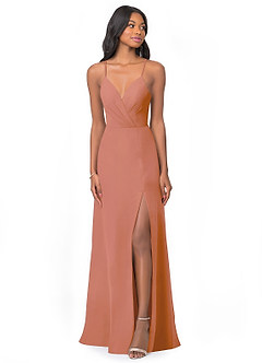 Azazie Everleigh Bridesmaid Dresses MAI TAI A-Line Sweetheart Pleated Chiffon Dress image1