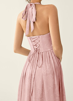 Anliem Rose Poudré Robe de bal jacquard image3