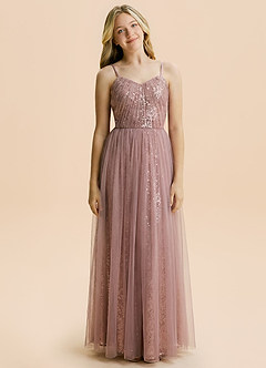 front Azazie Amara Junior Formal Dress