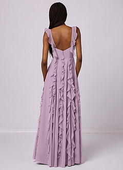 Barbie ♥ Azazie Bridesmaid Dresses Wisteria A-Line with Pockets Chiffon Dress image6