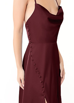 Azazie Ceci Stretch Satin Dress Final Sale  image5