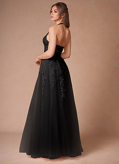 Darlene Black Applique Dress image2