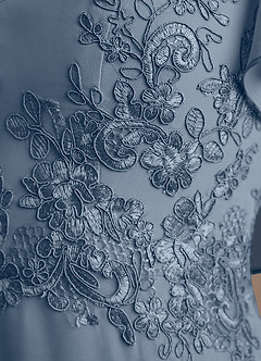 Azazie Frieda Vestidos para mãe da noiva Vestido Crepúsculo de Chiffon de Linha A com Apliques image6