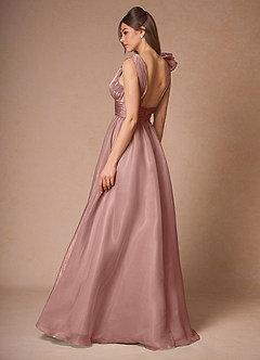 Vespera Pink Ruffles Gown image5