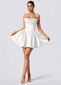Hebe White Mini Dress image4