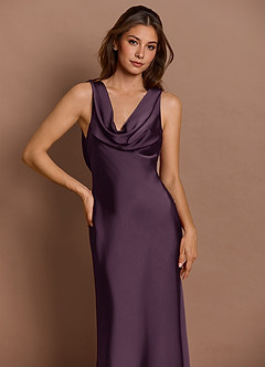Cheryl Dark Purple Maxi Dress image5