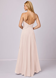 Barbie ♥ Azazie Final Sale Rose Petal A-Line Chiffon Dress image2