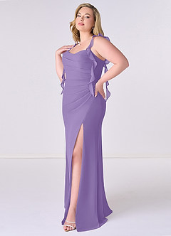 Barbie ♥ Azazie Robes de demoiselle d'honneur Robe Sirène en Mousseline de soie Corset Tahiti image9