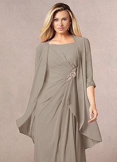 front Azazie Maura Chiffon Wrap