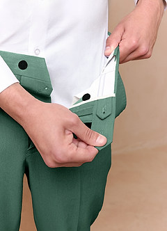 front James Eucalyptus Structured Stretch Suit