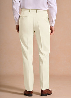 front James Ivory Structured Stretch Dress Pants