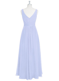 Azazie Pierrette Bridesmaid Dresses Lavender A-Line Pleated Chiffon Dress image8