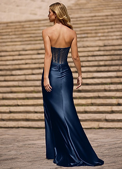 Glint Neptune Asymmetrical Rhinestone Prom Dress image2