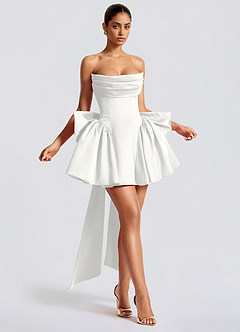Hebe White Mini Dress image1