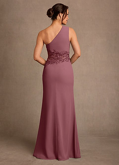 Azazie Kathie Mother of the Bride Dresses Desert Rose Mermaid Lace Chiffon Dress image2
