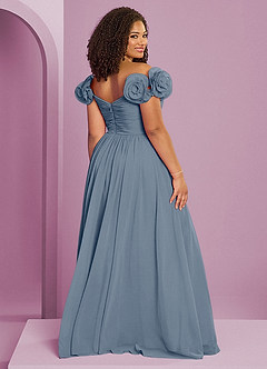 Barbie ♥ Azazie Bridesmaid Dresses Twilight A-Line Off the Shoulder Chiffon Convertible Dress image10