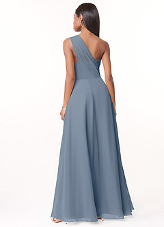 Azazie Ashley Bridesmaid Dresses Twilight A-Line Ruched Chiffon Dress image2