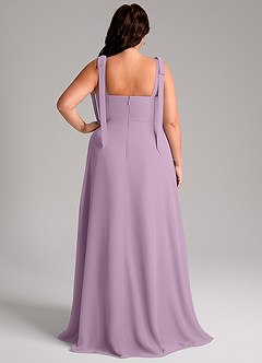 Azazie Debra Bridesmaid Dresses Wisteria A-Line with Pockets Chiffon Convertible Dress image9