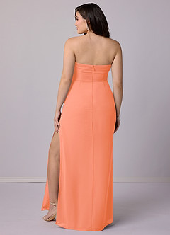 Barbie ♥ Azazie Bridesmaid Dresses Sunset Sheath Strapless Chiffon Convertible Dress image9