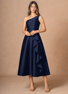 Adrianna Midi Klänning Marin image3