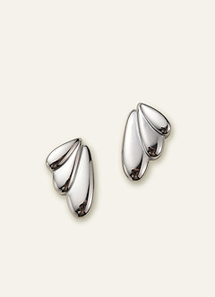 front Bubble Wing Earrings