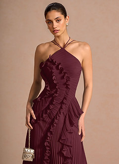 Hatsu Wine Maxi Dress image5