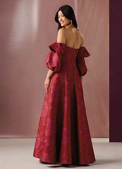 Elayne Red Hot Pink Gown image6