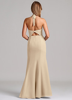 Azazie Emeria Suknie dla druhen Syrena Dekolt w kształcie serca Szyfon Do ziemi Sukienka image2