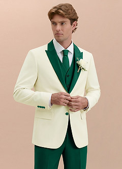 Adrian Emerald Shawl Lapel Structured Stretch Tuxedo Jacket